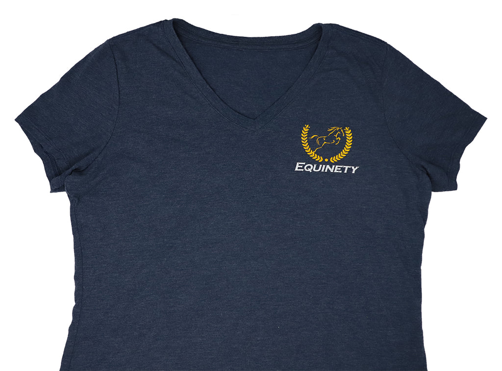 Equinety Women's Tri-Blend V-Tee Shirt